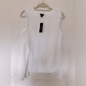Worthington Women’s Top White Large tag attached
